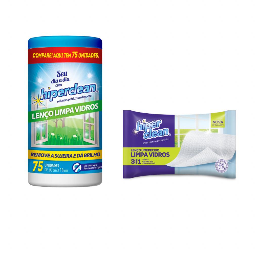 Kit Limpa Vidros Hiper Clean Pote + Sachê