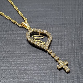 Corrente Folheado Feminino Colar De Pescoço Religioso De Imagem Da Nossa Senhora em Oferta na Shopee