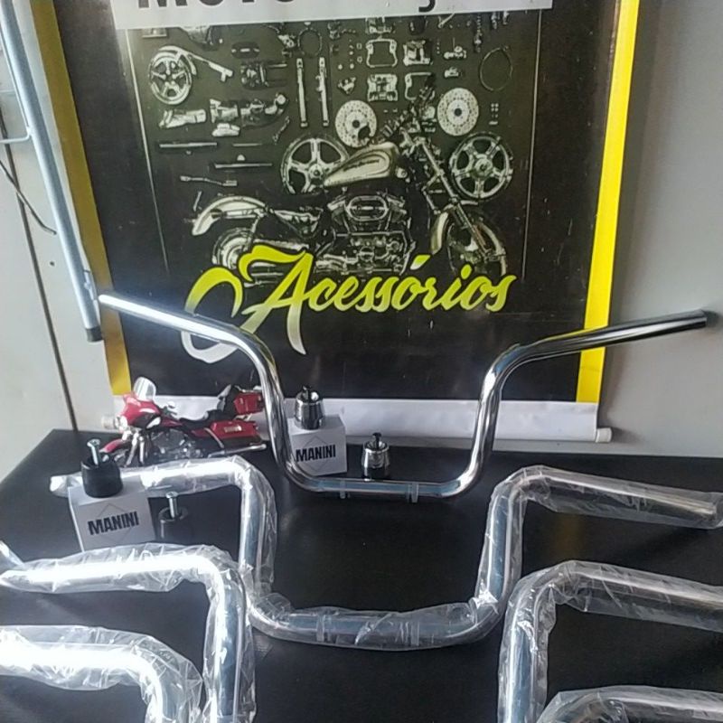 kit Guidão Titan 150 cm peso interno e externo alto .