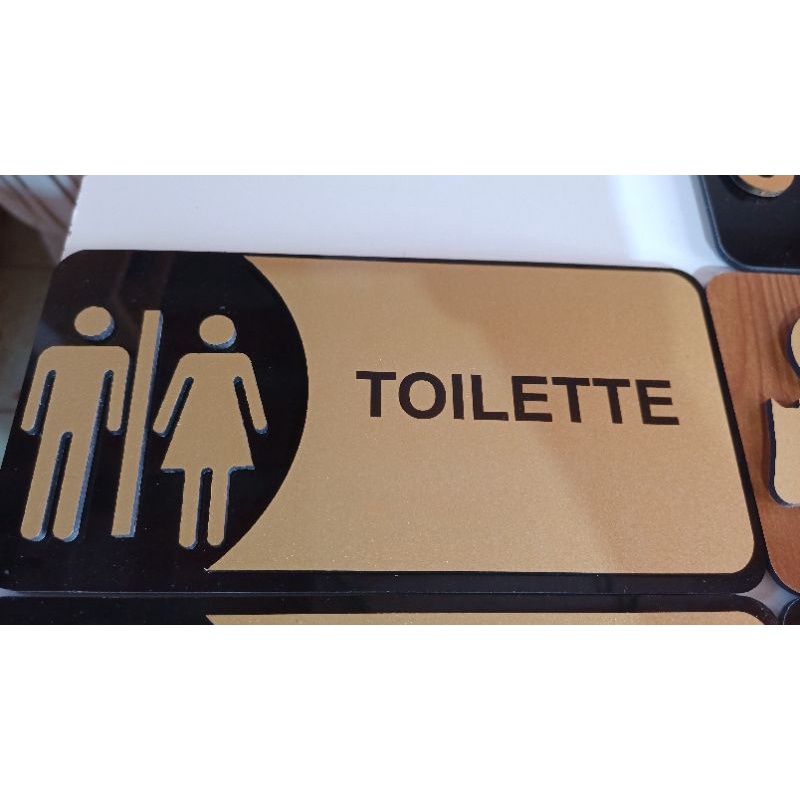 Placa de identificação, sinalização para porta, escritório