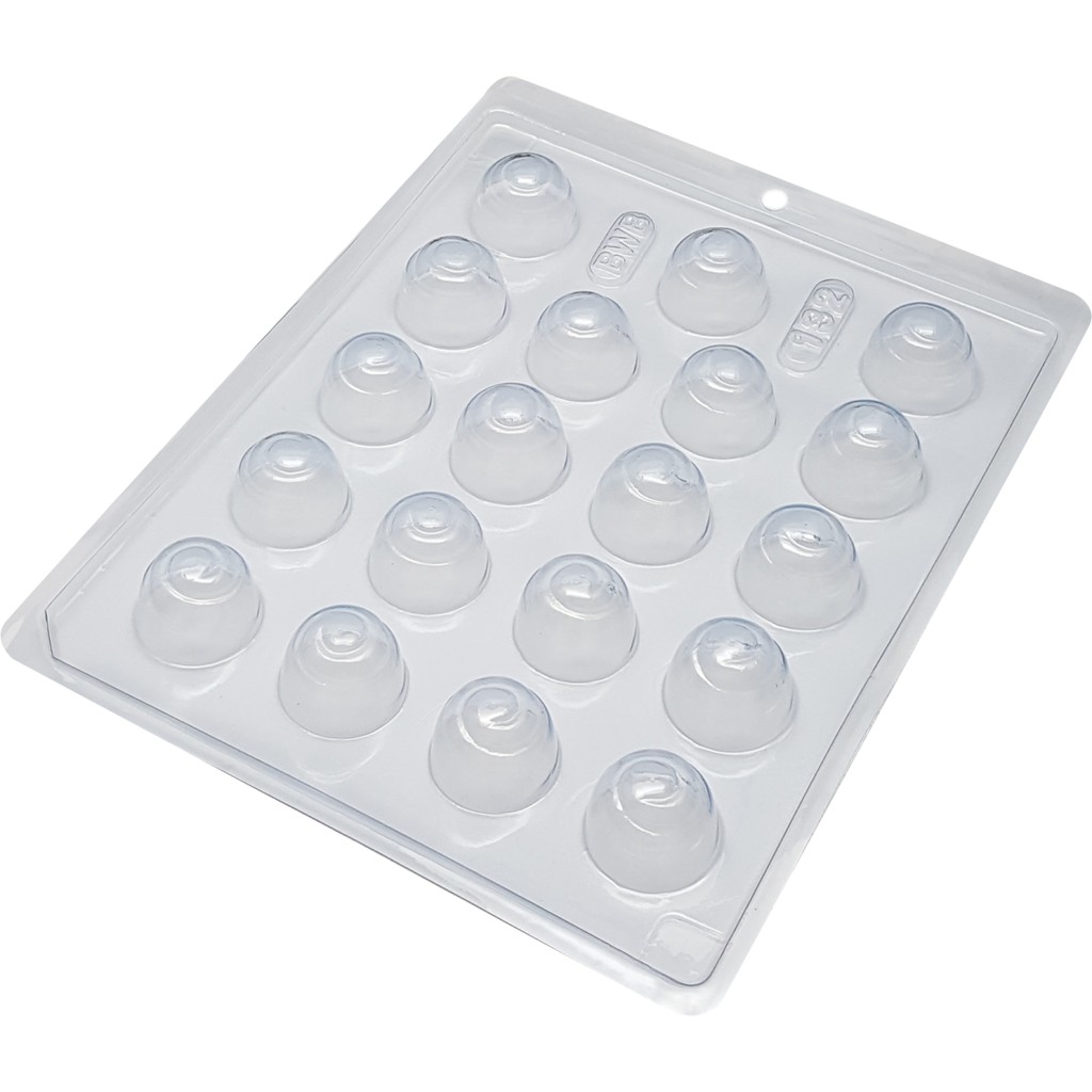 Forma Simples Bombom Cereja Caracol 132 - (B1) em Acetato BWB Para Bombom e Confeitaria. - Home & Living