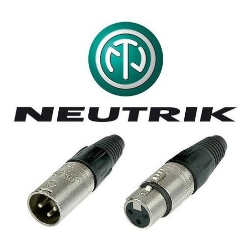 Kit 10 Conector Neutrik Xlr Fêmea Nc3fxx Original Somos Loja