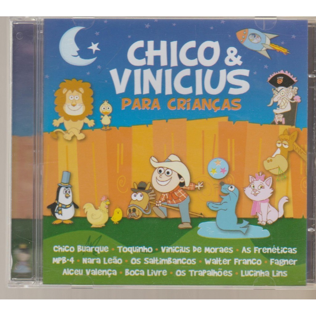 Cd Chico E Vinicius Para Crianças 2013 Universal Seminovo