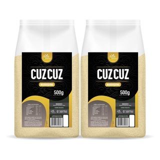 Cuscuz Marroquino 500g Navida Naturais KIT 2 Unidades