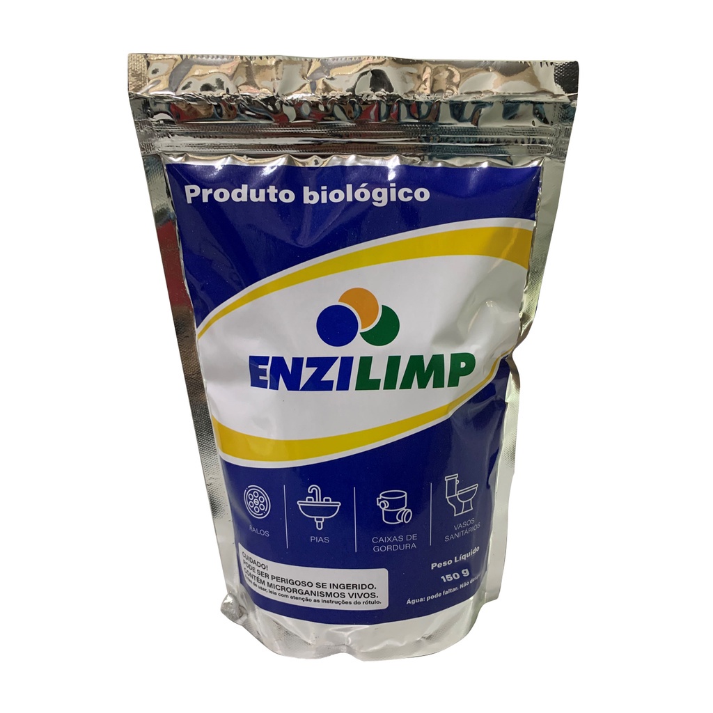 Enzilimp Biodegradador - Limpa Fossa E Caixa Gordura / 150g