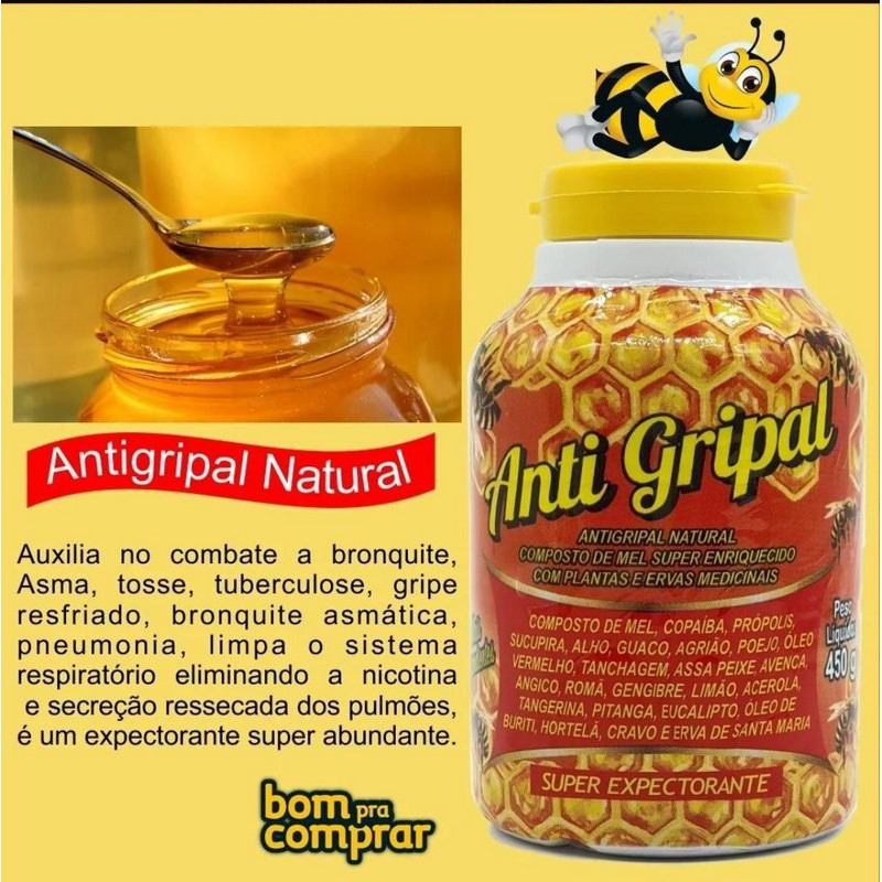 Xarope Mel Antigripal Com Agrião C/ 1 Unidade | Shopee Brasil