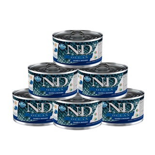 Kit 5 Ração Úmida N&D Ocean Cães Salmão E Bacalhau - 140g em Oferta na Shopee
