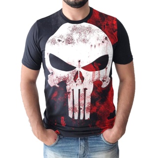 Camiseta Camisa Masculina Justiceiro Caveira Frank Castle
