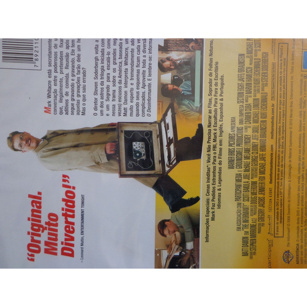 O Desinformante Dvd Original Lacrado
