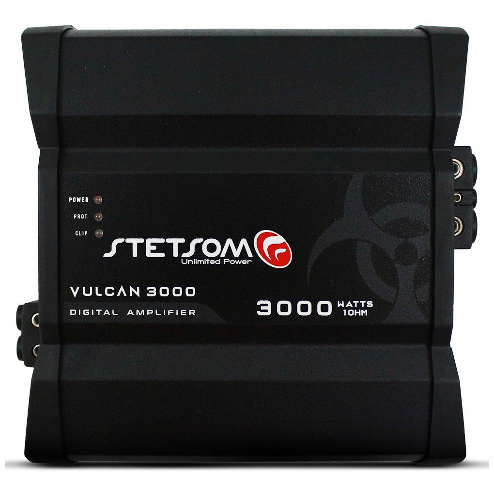 Módulo Amplificador Stetsom Digital Barra Vulcan 3000w Rms Mono 2 Ohms Vulcan 3000