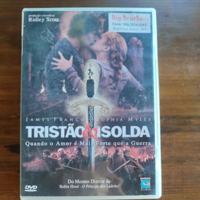 DVD Original Tristão e Isolda