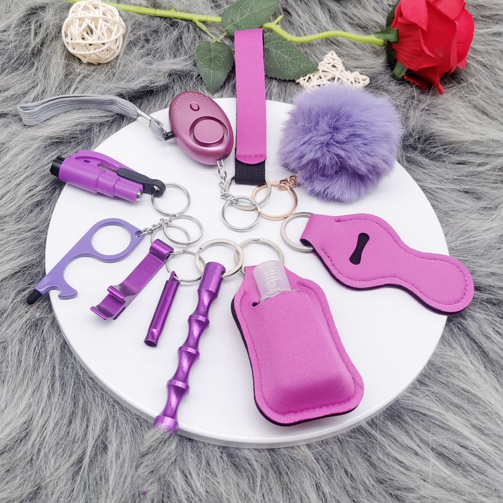 kit-de-chaveiros-para-meninas-com-alarme-de-seguran-a-pessoal-pom-e