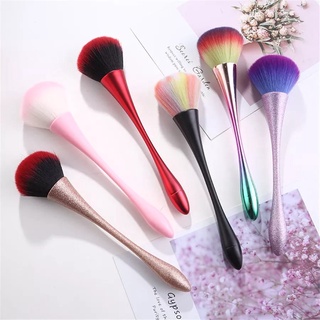 Pincel Largo Ouro Rosa para Base/Pó / Blush / Maquiagem Profissional Muito Macio