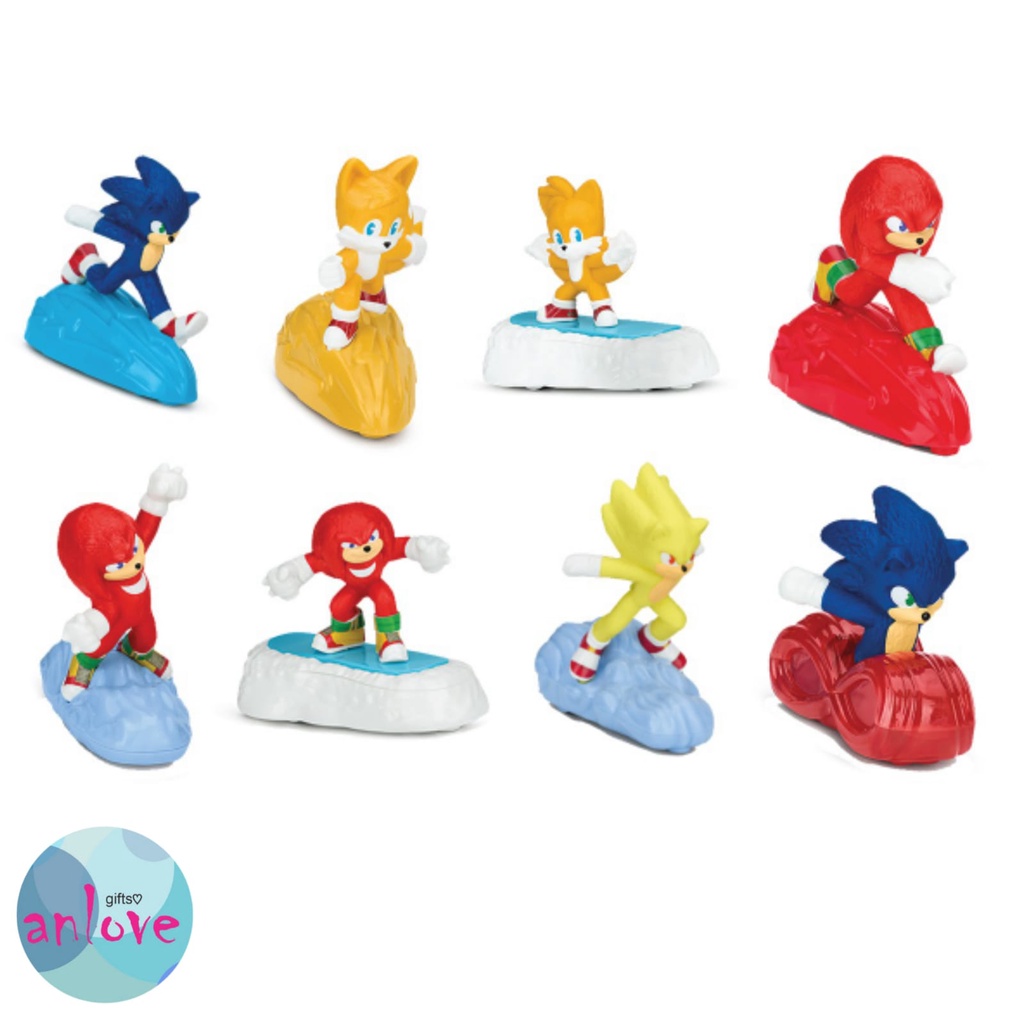 Brinquedos Sonic 2 McDonald's McLanche Feliz Lacrados Shopee Brasil