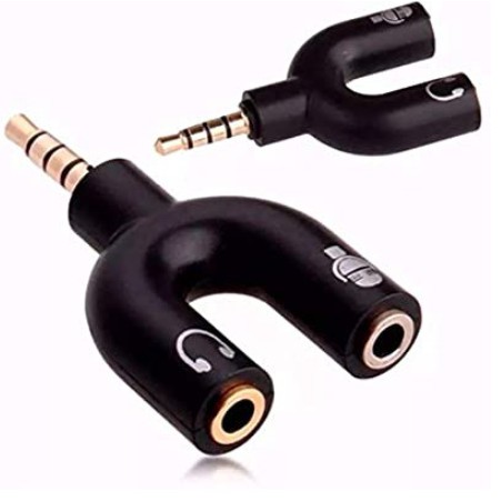 Adaptador 2 em 1 P2 P3 para Microfone Fone E Fone De Ouvido Ao Mesmo Tempo em Oferta na Shopee