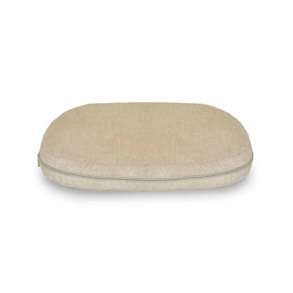 Imagem Zafu Almofada Meditação Espuma Injetada Tecido Hidrorrepelente G 41x37x7cm Yoga Zazen Santo Ócio