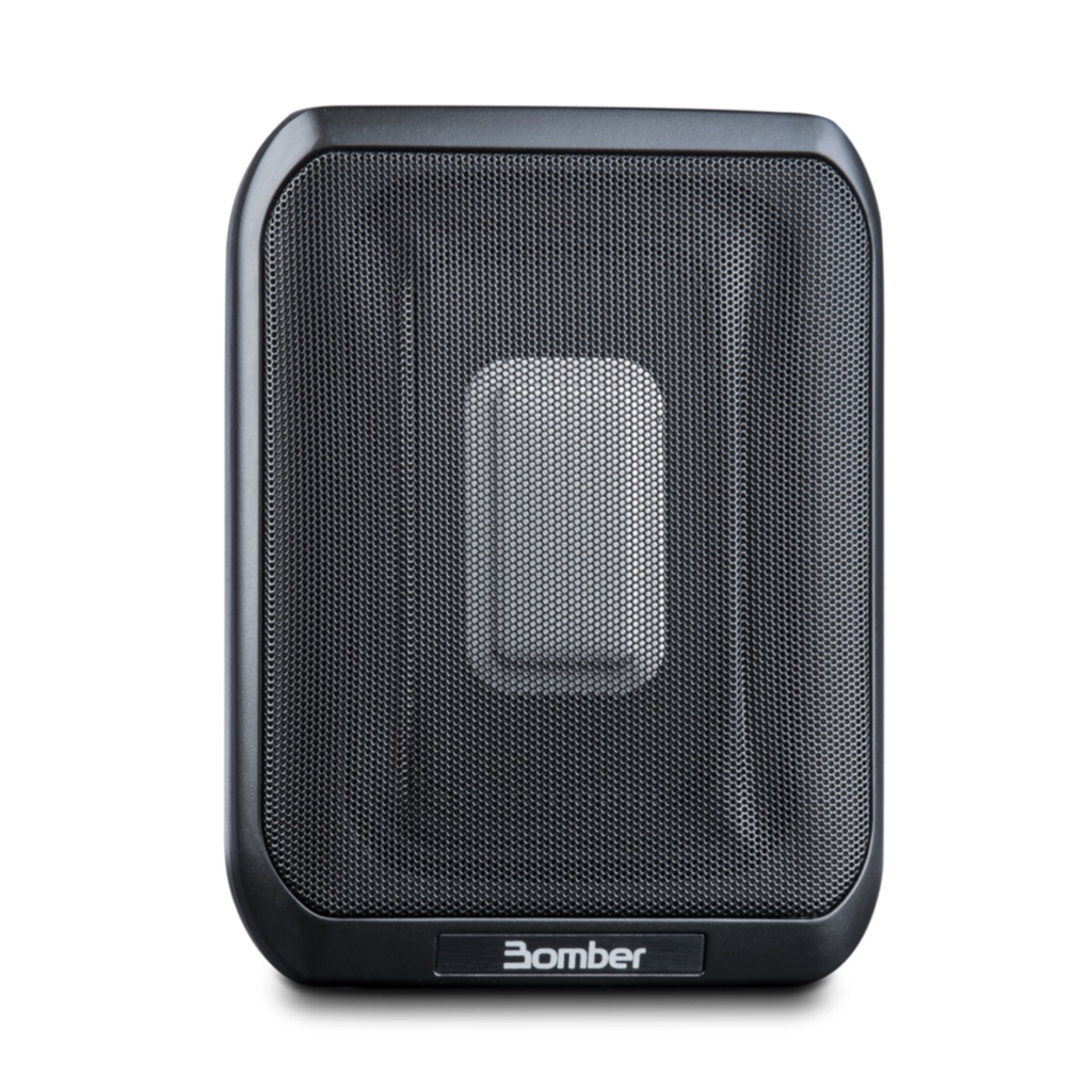 Sub Ativo Slim Bomber 6x8 150w Rms Caixa de Som Subwoofer Porta Malas Carro Amplificada