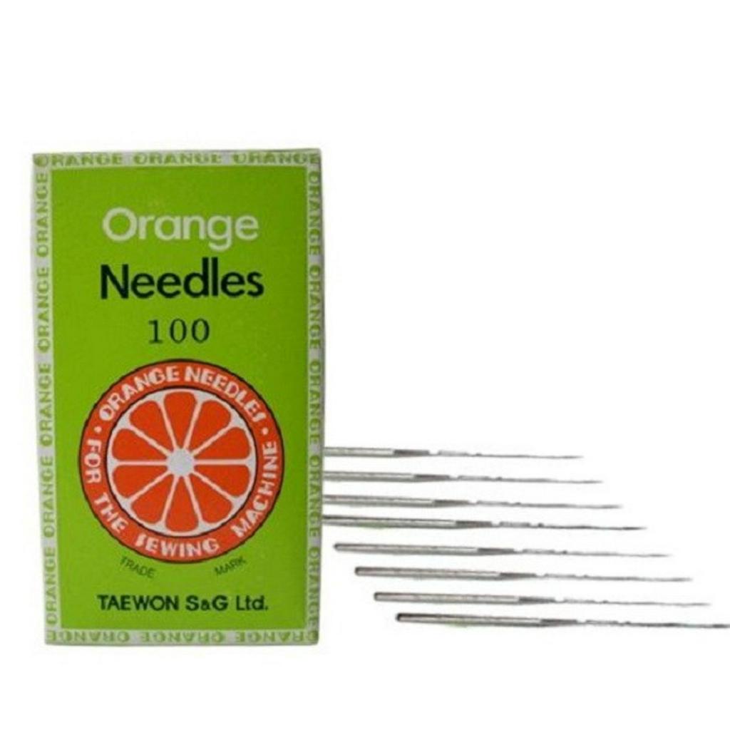 caixa de agulha hax1 orange bordadeira e costura