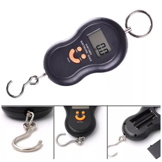 Balança Portátil Digital Mão Gancho Até 50 Kg