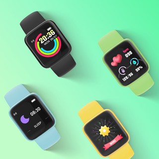 Y68 Macaron Smart Bracelet Pulseira Inteligente Espaço Dual Heart Rate Pressão Sanguínea Pulseira De Monitoramento De Oxigênio