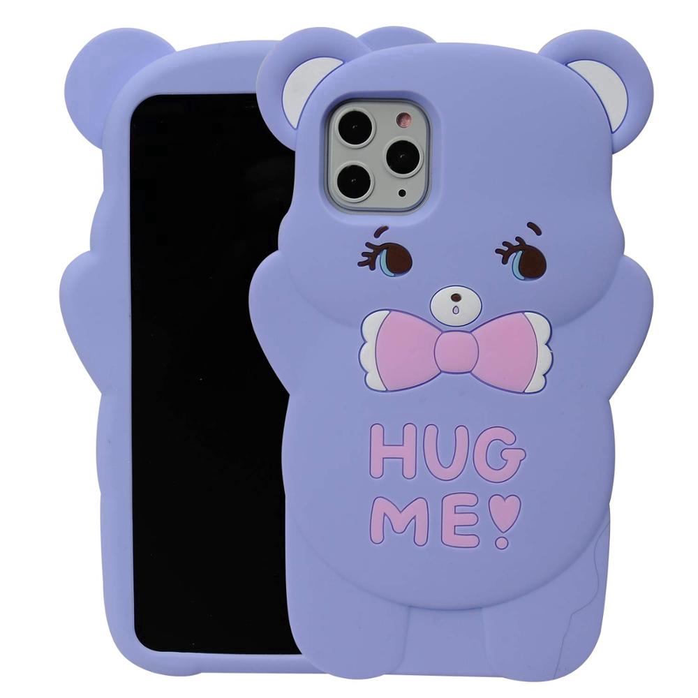 Capa Para Celular Em Silicone Desenho Do Urso Dos Desenhos Animados Do Iphone 12 6 6s 7 8 4422