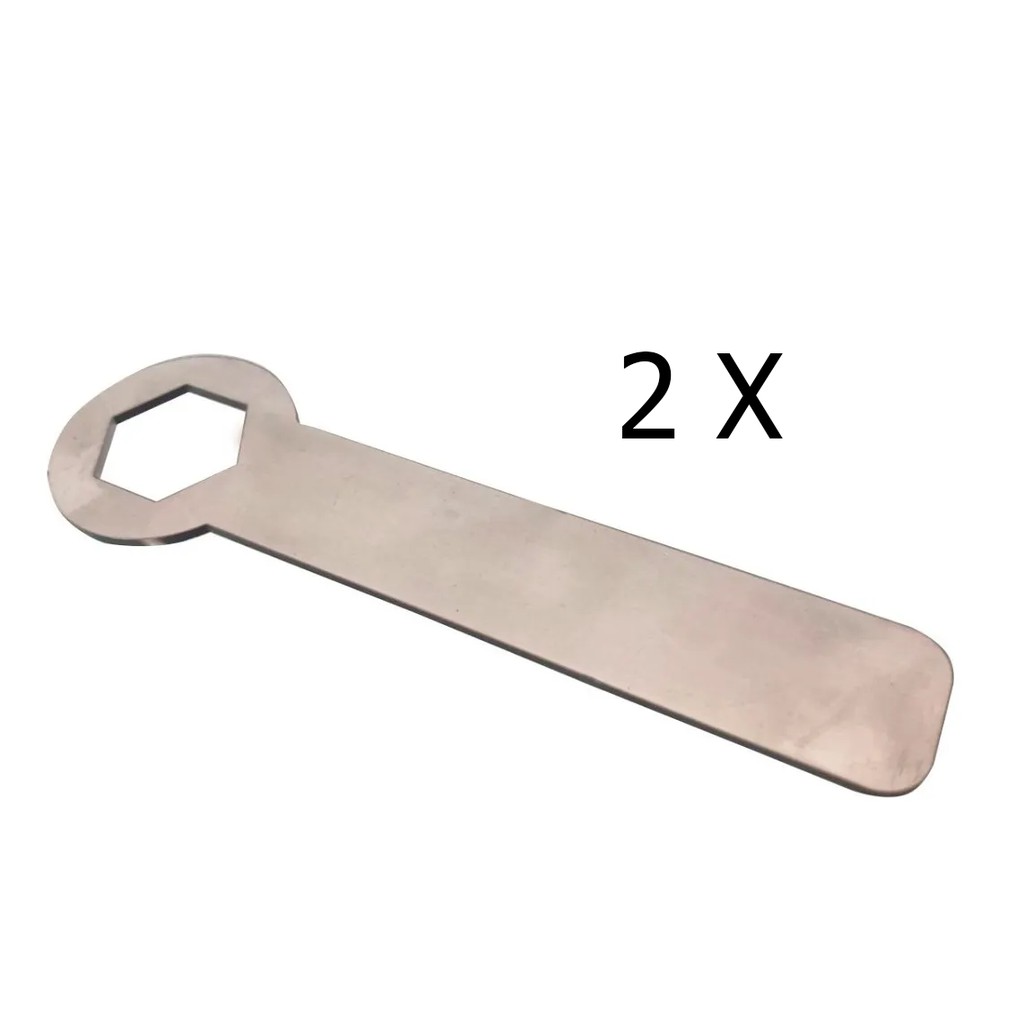 2 Chaves Sextavada P/regulador De Pressão Co2 P/chopeira Inox