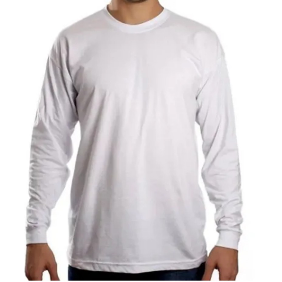 CAMISETA MANGA LONGA CAMINHADA CASUAL