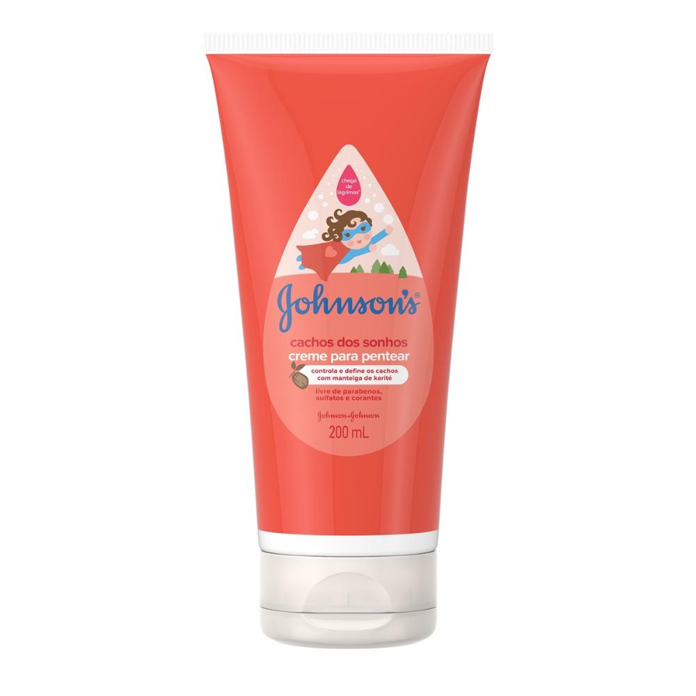 Creme para Pentear Johnson's Cachos dos Sonhos 200mL - Mom & Baby