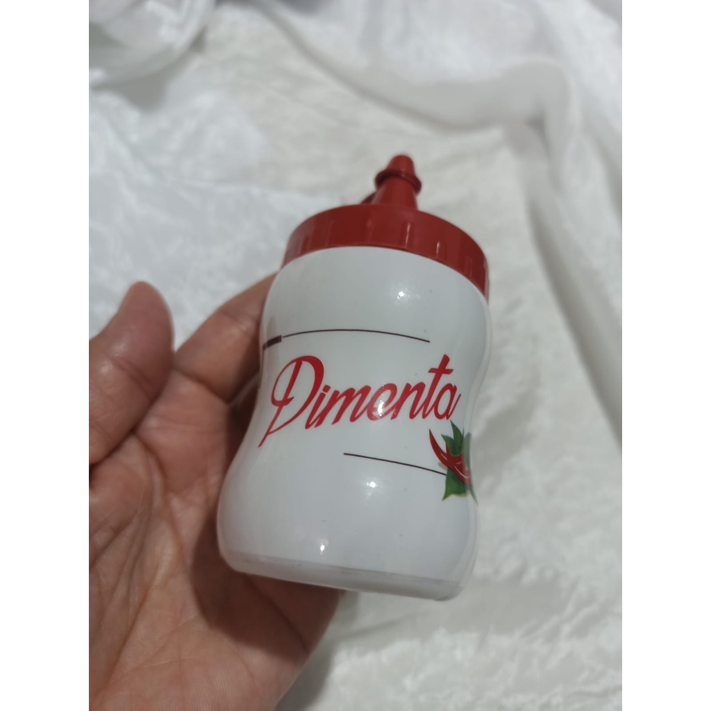 Potinho Plástico de Tempero ( Pimenta )