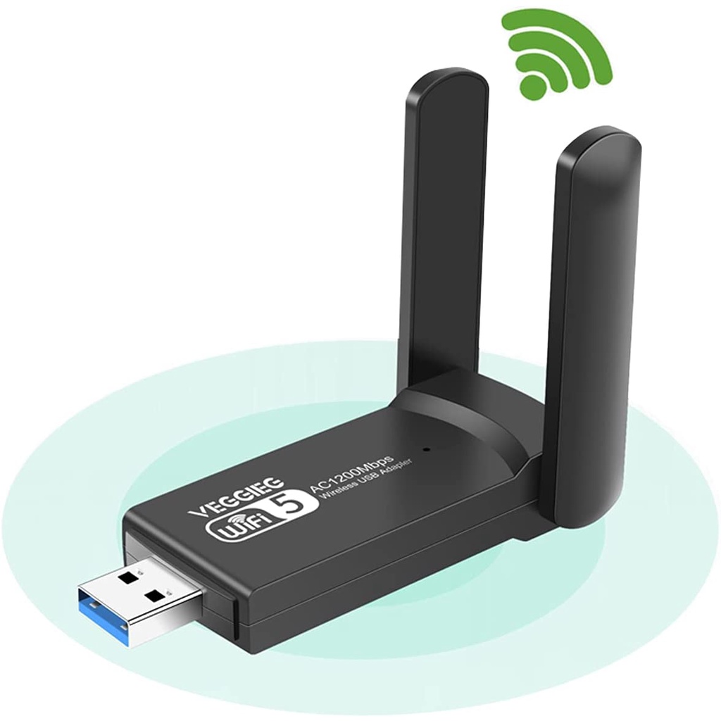 Adaptador Wifi Dual Band 1200mb 2.4/5ghz Wireless 5g Usb 3.0