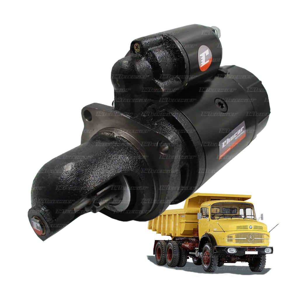 MOTOR DE PARTIDA JF MBB 24V 9D (Em Pé)