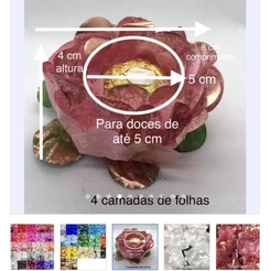24 forminhas para doces finos luxo mod CELEBRARE casamento aniversário 40 cores//