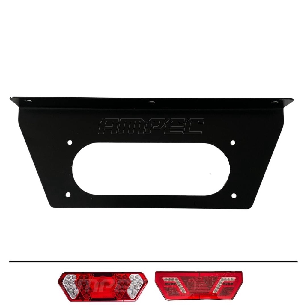 Suporte Lanterna Traseira Guerra LED Implemento Carreta Guerra - Spare Parts and Accessories for Vehicles