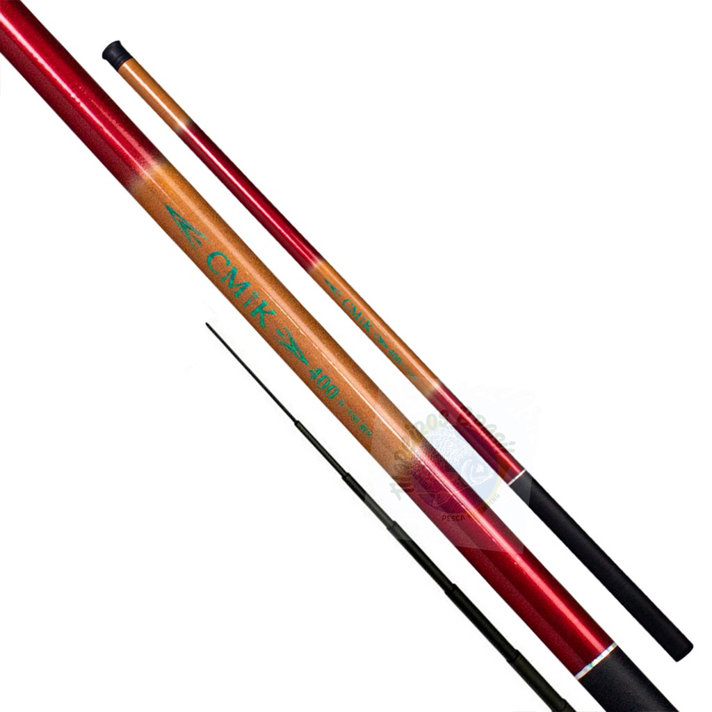 Vara Telescópica 4,00M Fibra de Vidro! Kit Pescaria Tilápia Lambari Piau entre outros Pesca em Oferta na Shopee