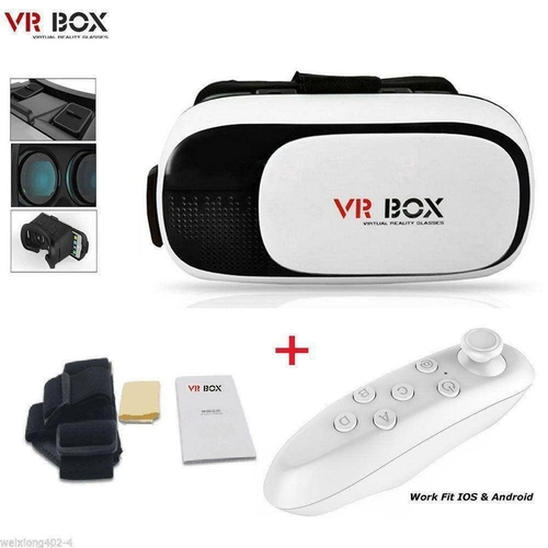 Óculos Vr Box 2.0 Realidade Virtual 3D Android + Controle Bluetooth