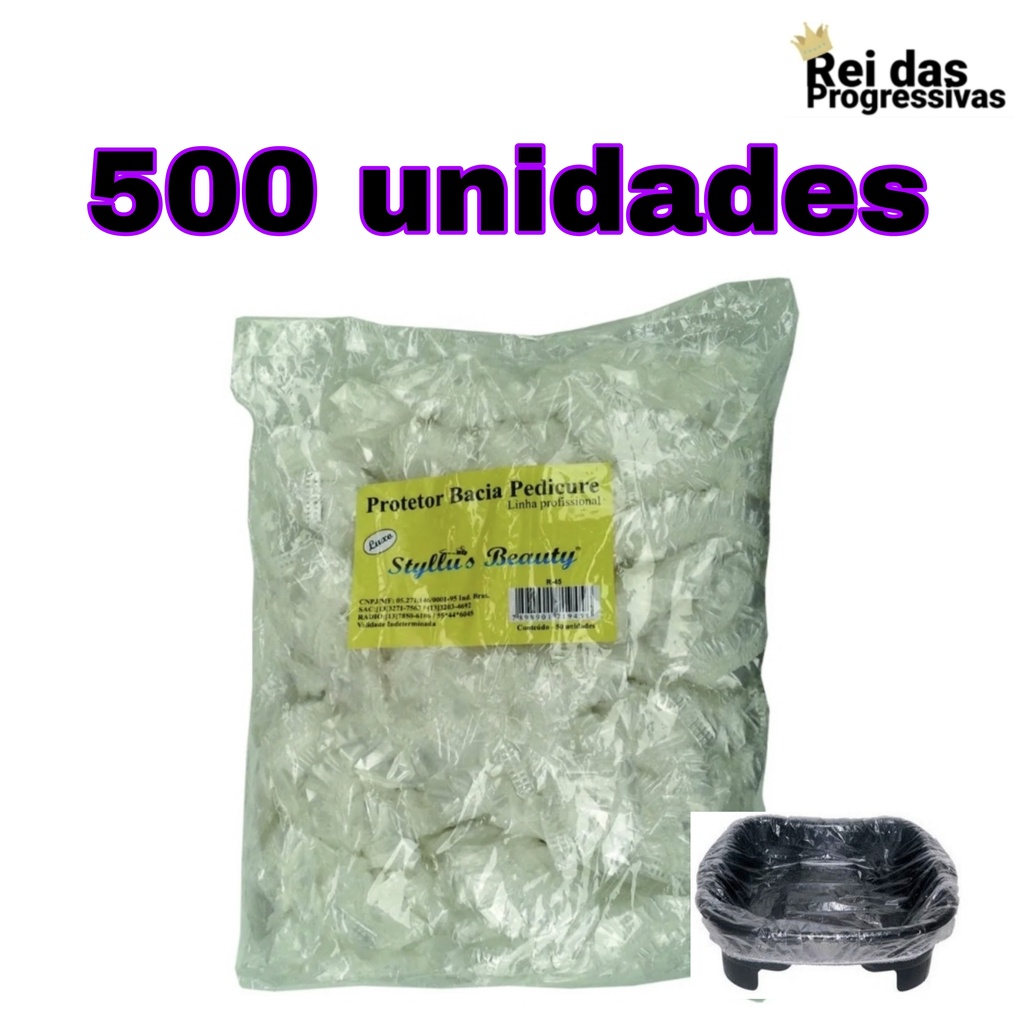 500 Protetor Pedicure Plástico para Bacia Profissional