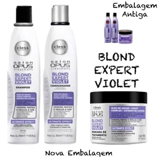 Kit Cless Violet 01 Shampoo + 01 Condicionador + Máscara