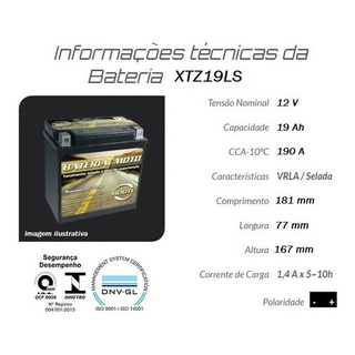 Bateria Bmw K75 K1100 K1200 R1200 C Rt - Selada Xtz19ls | Shopee Brasil