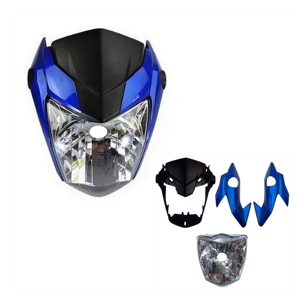 Frente Farol Completa Titan 160 Ex 2016 2017 2018 2019 Cores - Spare Parts and Accessories for Vehicles