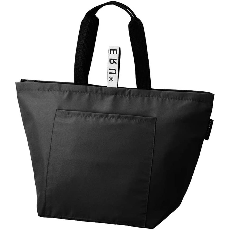 Direto do Japão MOTTERU MOTTERU Kururito bolsa térmica reciclada, preta MO-1110-009