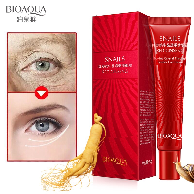 Creme hidratante Bioaqua antirrugas antienvelhecimento reparo de inchaço nos olhos remoção de olheiras