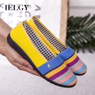 IELGY Sapato Feminino De Pano Respirável Confortável