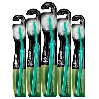 Kit 5 Escova Dental J&j Reach Ultra Clean Macia