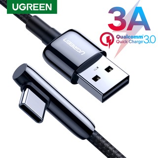 Ugreen Original 90 Graus C Usb Cabo Usb Tipo C Para Usb Um Carregador Rápido Cabo De Dados Para Samsung S9 S8 Nota 9 Telefone Móvel