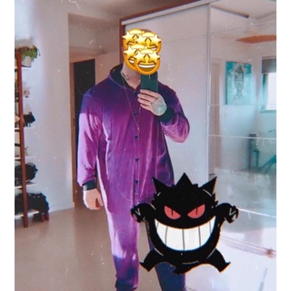 Gengar Pokémon Pijama Kigurumi Fantasia Macacão Adulto Infantil Shopee Brasil