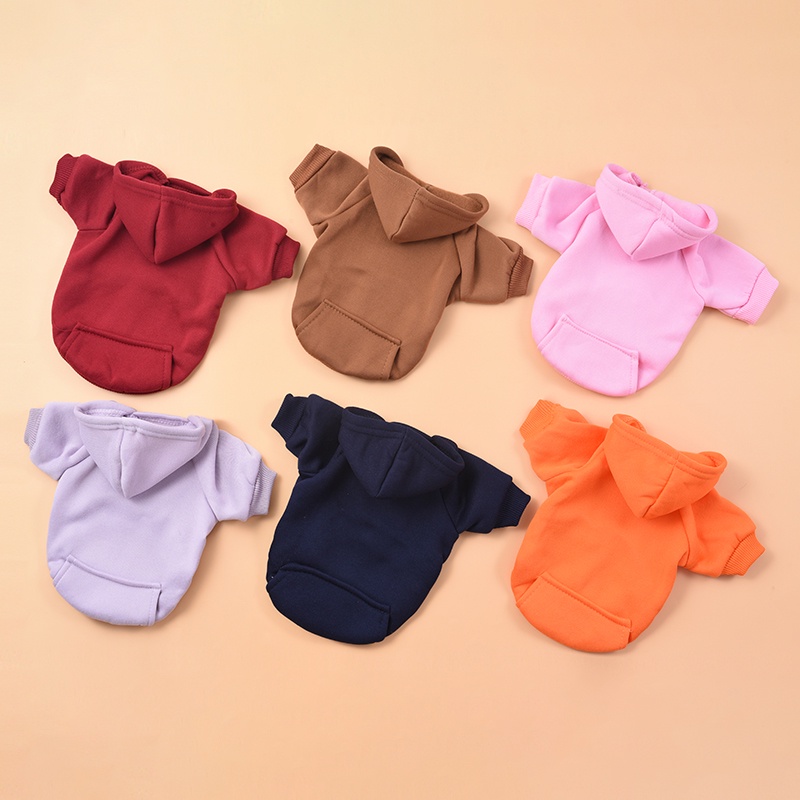 2022 Puro Cachorro Moletom Com Capuz Roupas Para Pequeno Jaquetas De Cachorrinho Chihuahua Gato Fantasia Algodão Pet em Oferta na Shopee