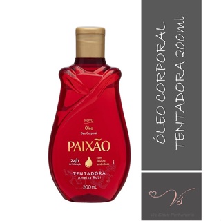 Óleo Corporal de Amêndoas Paixão Tentadora 200ml (Oleo Paixão) em Oferta na Shopee