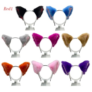 Vermelho1 Animais Orelhas Gato Durável Cabelo Feminino Maquiagem Acessórios em Oferta na Shopee