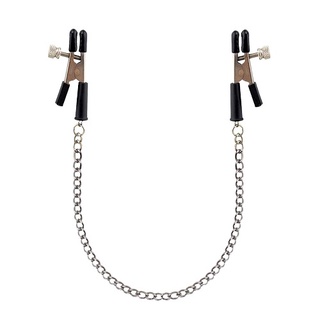 Estimulador Prendedor Seios Mamilo Grampo Com Corrente Inox Sex Shop