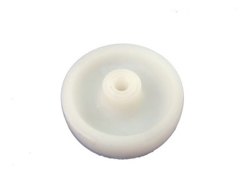 (20pçs) Roda 3pol. 312 Nylon Branco 100kg Roda Eixo 5/16''